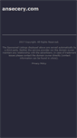 Mobile Screenshot of ansecery.com